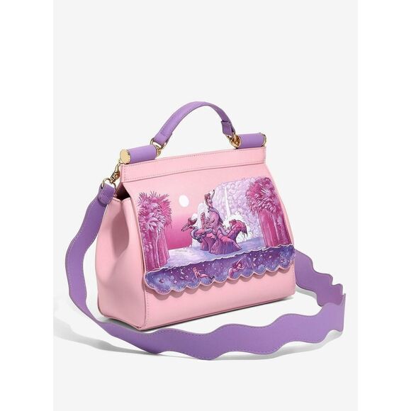 Loungefly Disney Peter Pan Mermaid Lagoon Satchel Bag - Picture 2 of 4